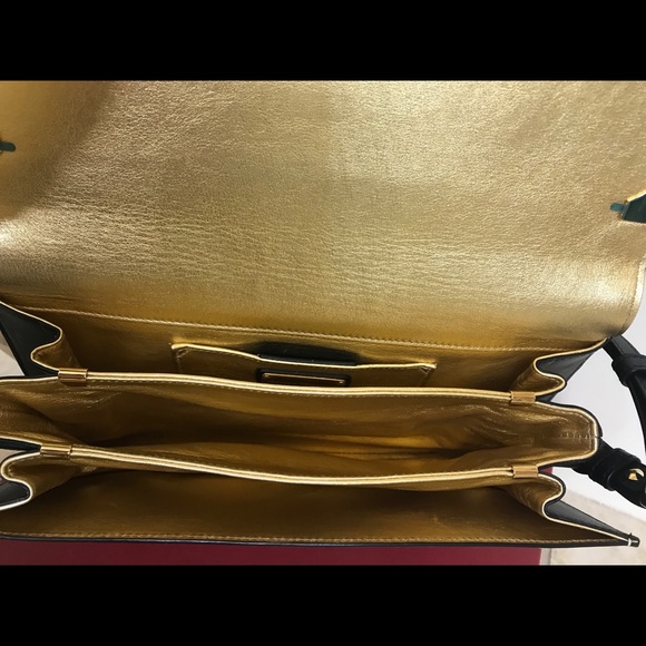 Stacy black/white horse/calf Salvatore Flap bag - Picture 4 of 7